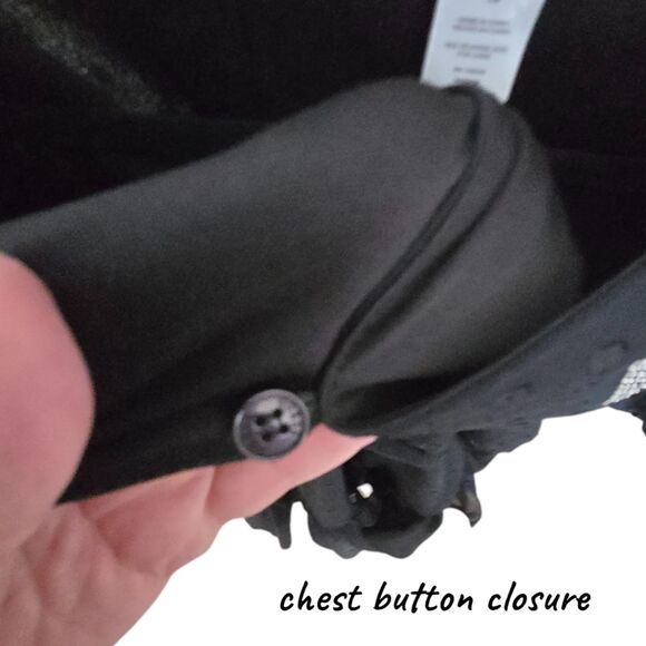 Little Girls Youth Black Wednesday, Goth, Size Medium Knee Length Dress - Picture 5 of 6